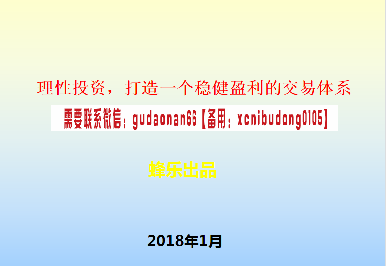 股蜂乐选股建立股票池买卖点选择稳健盈利交易系统 PPT课件系统课